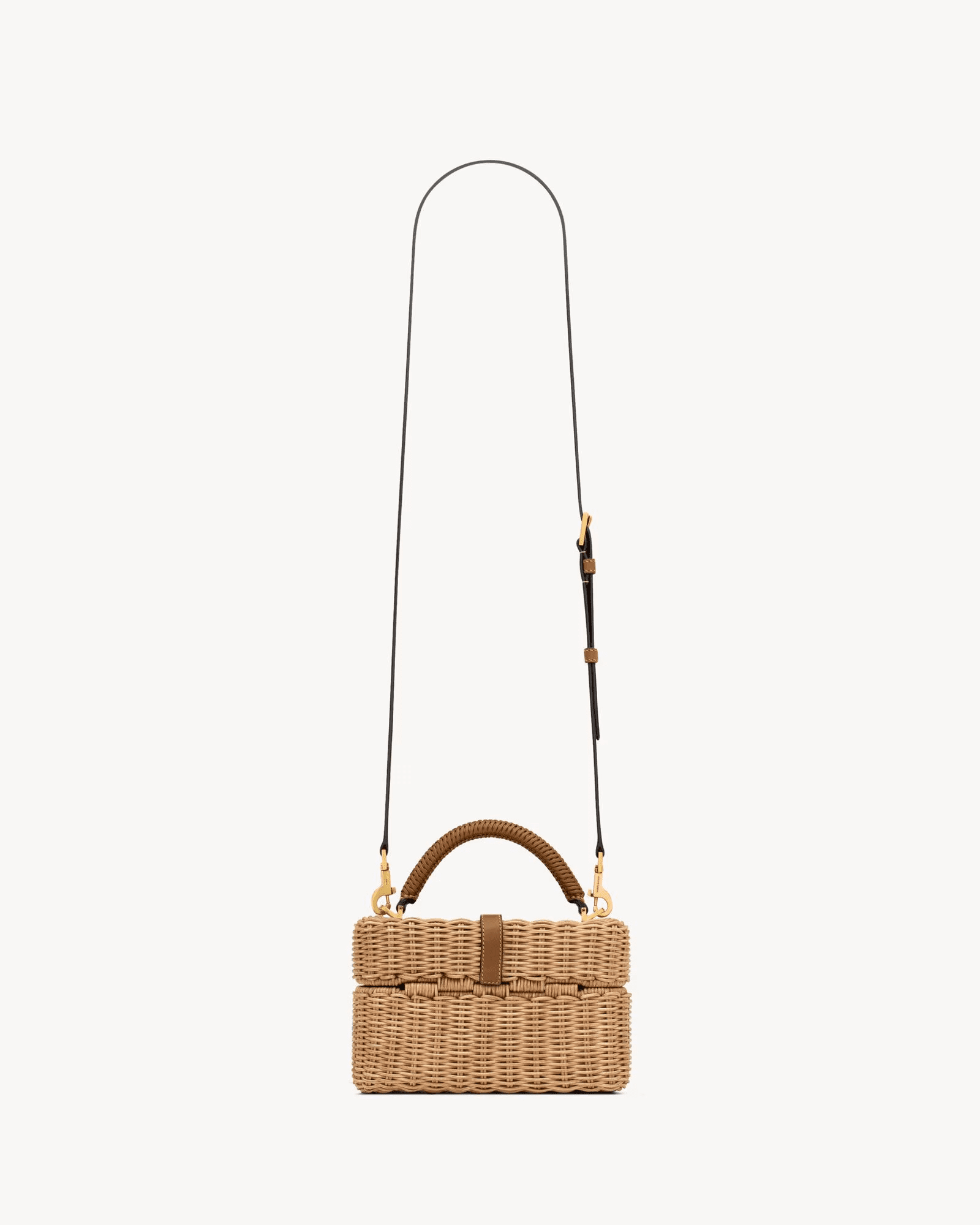 Saint Laurent GABY vanity bag in osier