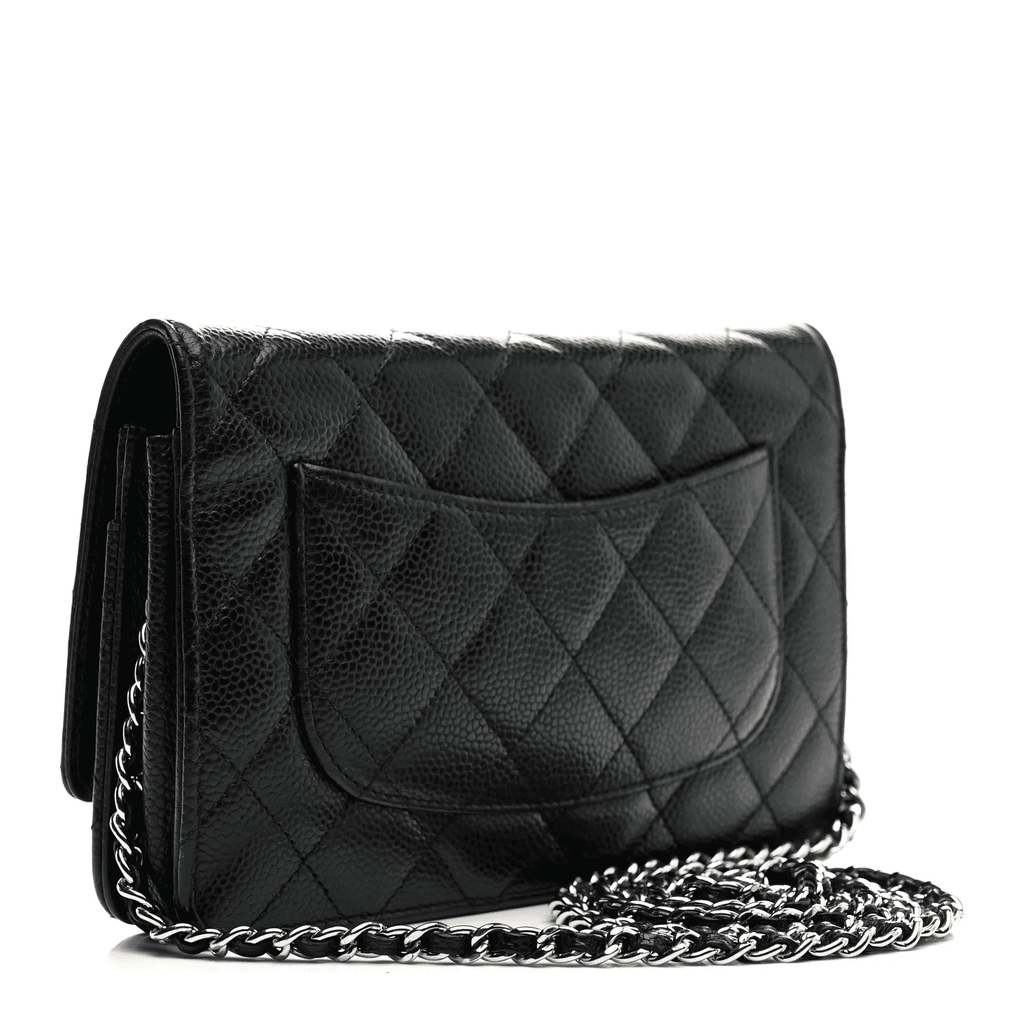 Chanel Wallet On Chain WOC Caviar