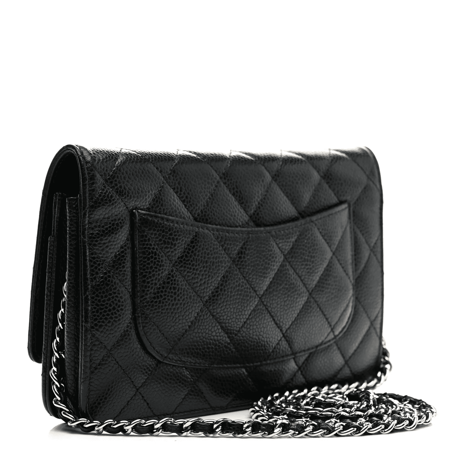Chanel Wallet On Chain WOC Caviar