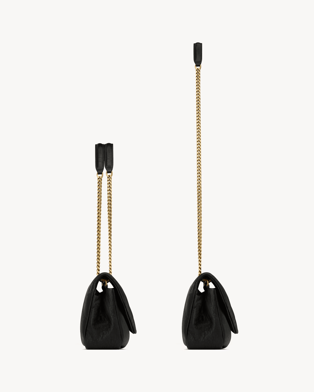 Saint Laurent CALYPSO medium in grained lambskin