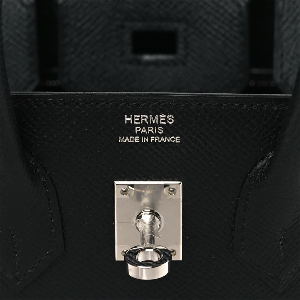 Hermès Epsom Birkin Sellier 25 Black
