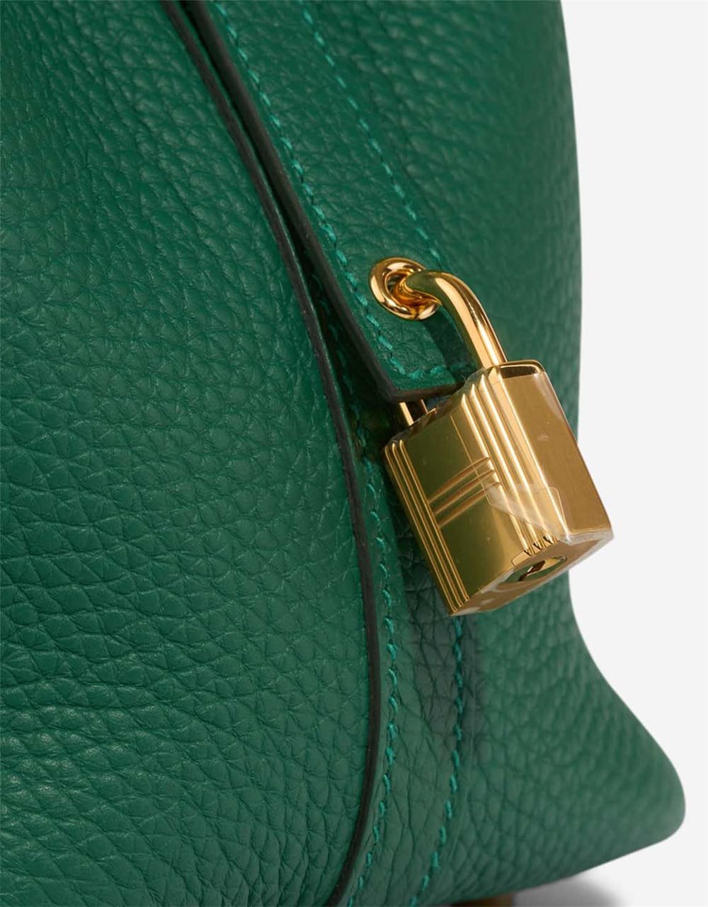Hermès Picotin Verso 18 Taurillon Clémence / Swift Vert Moyen / Peppermint