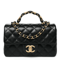 Chanel Caviar Quilted Mini Handy CC Flap Black