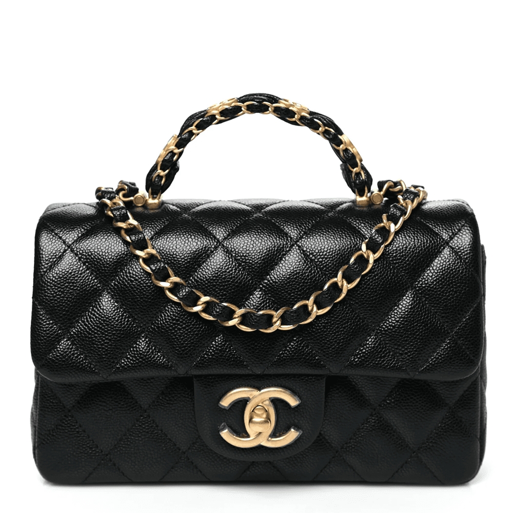 Chanel Caviar Quilted Mini Handy CC Flap Black