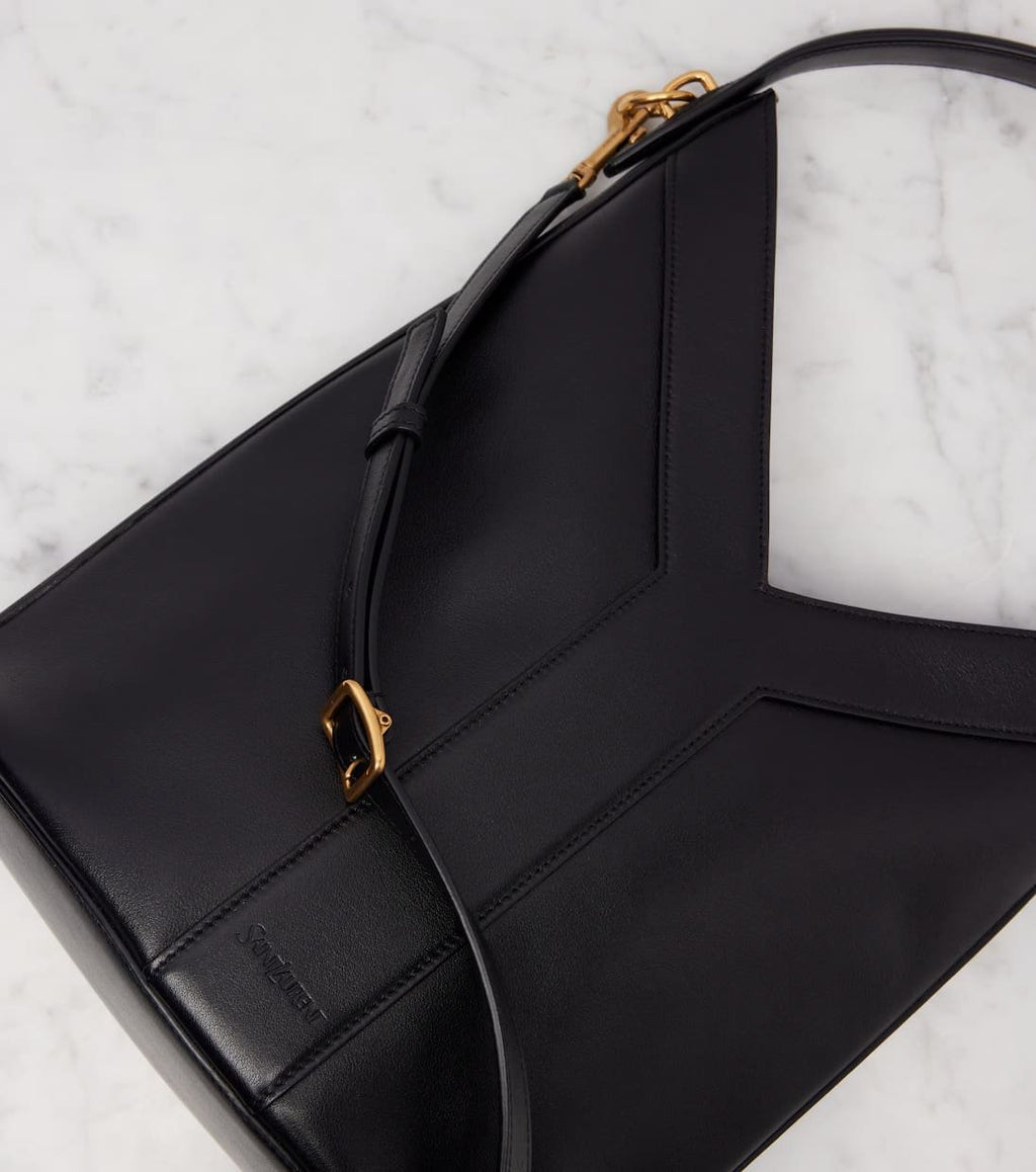 Saint Laurent Y top-handle bucket in leather