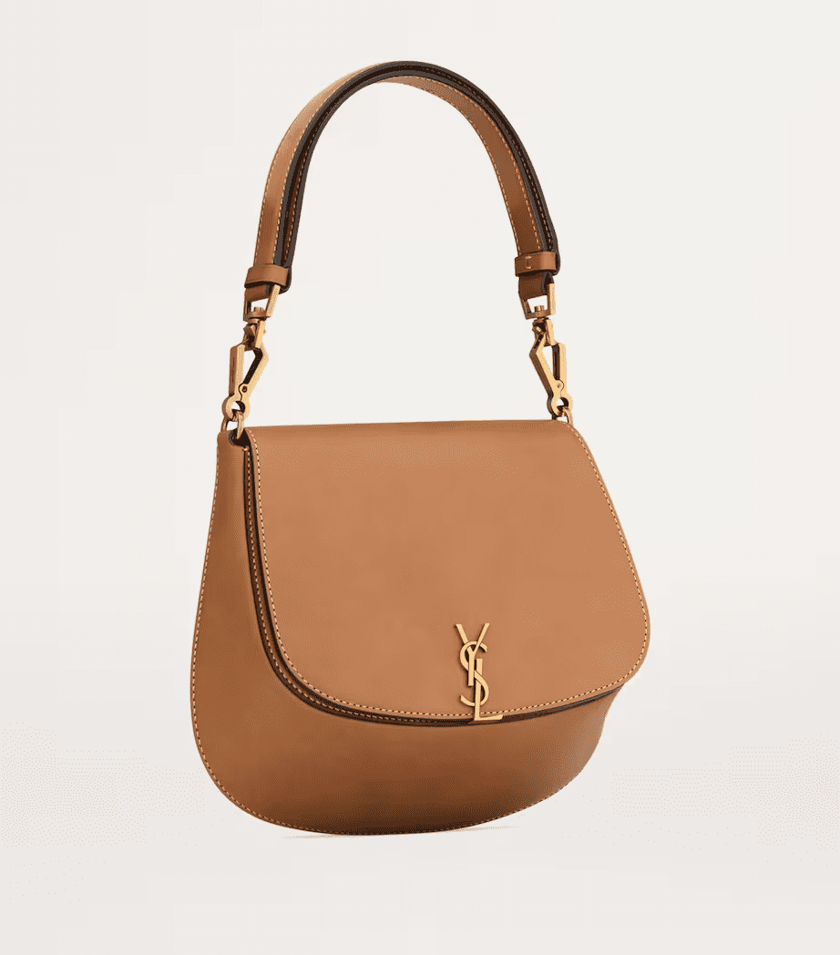 Saint Laurent Leather Voltaire Top-Handle Bag