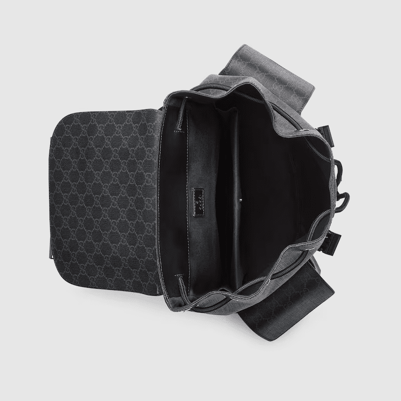 GUCCI BLACK LARGE BACKPACK