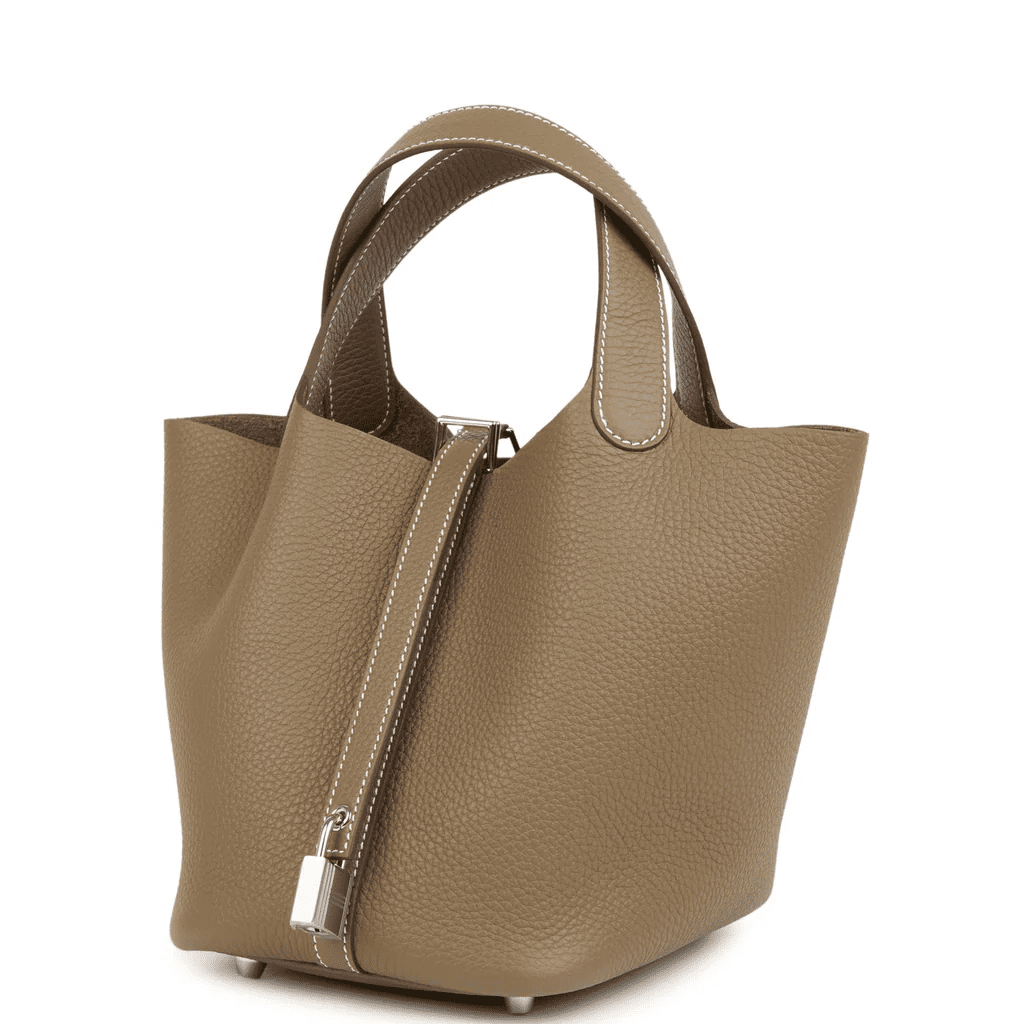 Hermès Picotin Lock 18 Etoupe Clemence Palladium Hardware