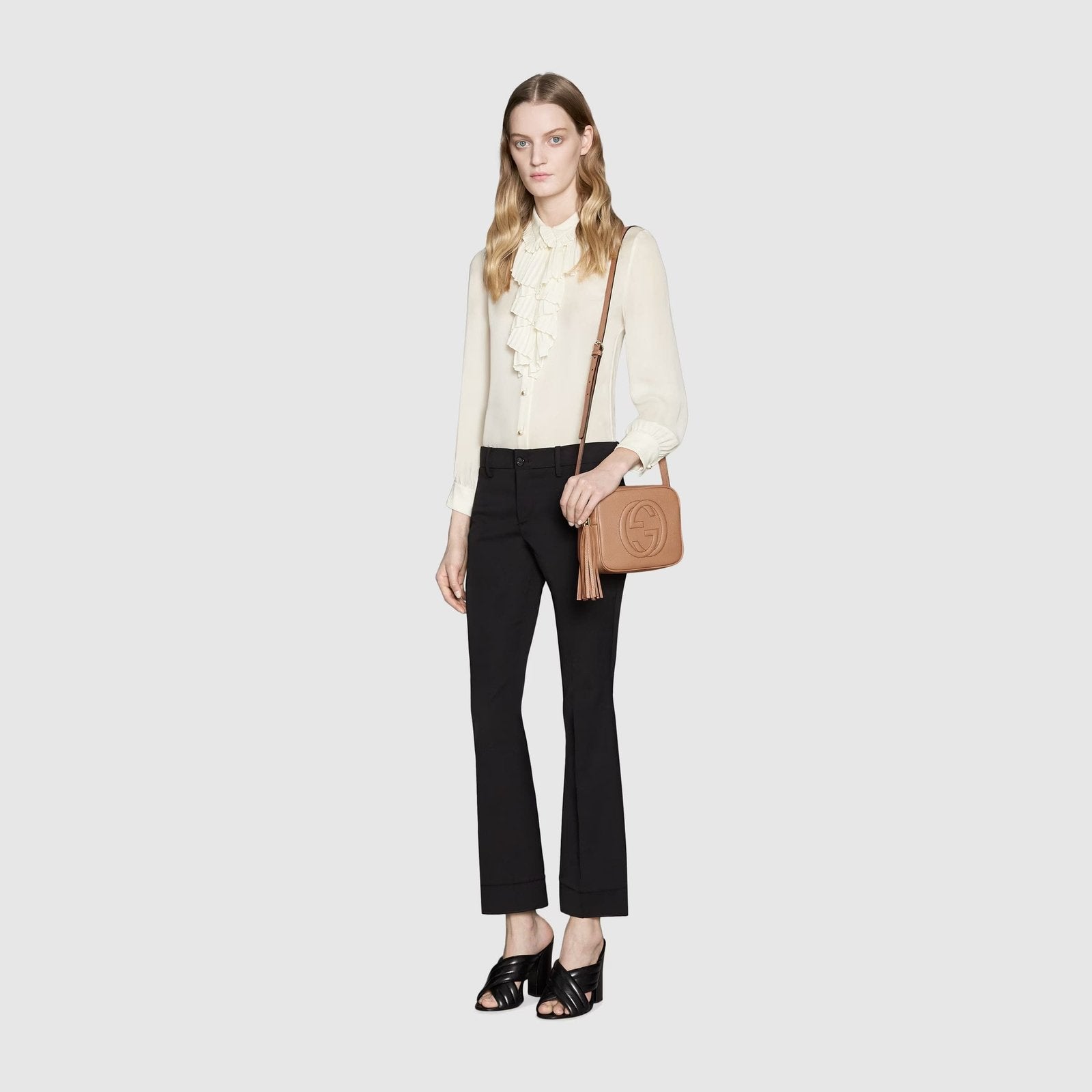 GUCCI SOHO SMALL LEATHER DISCO BAG