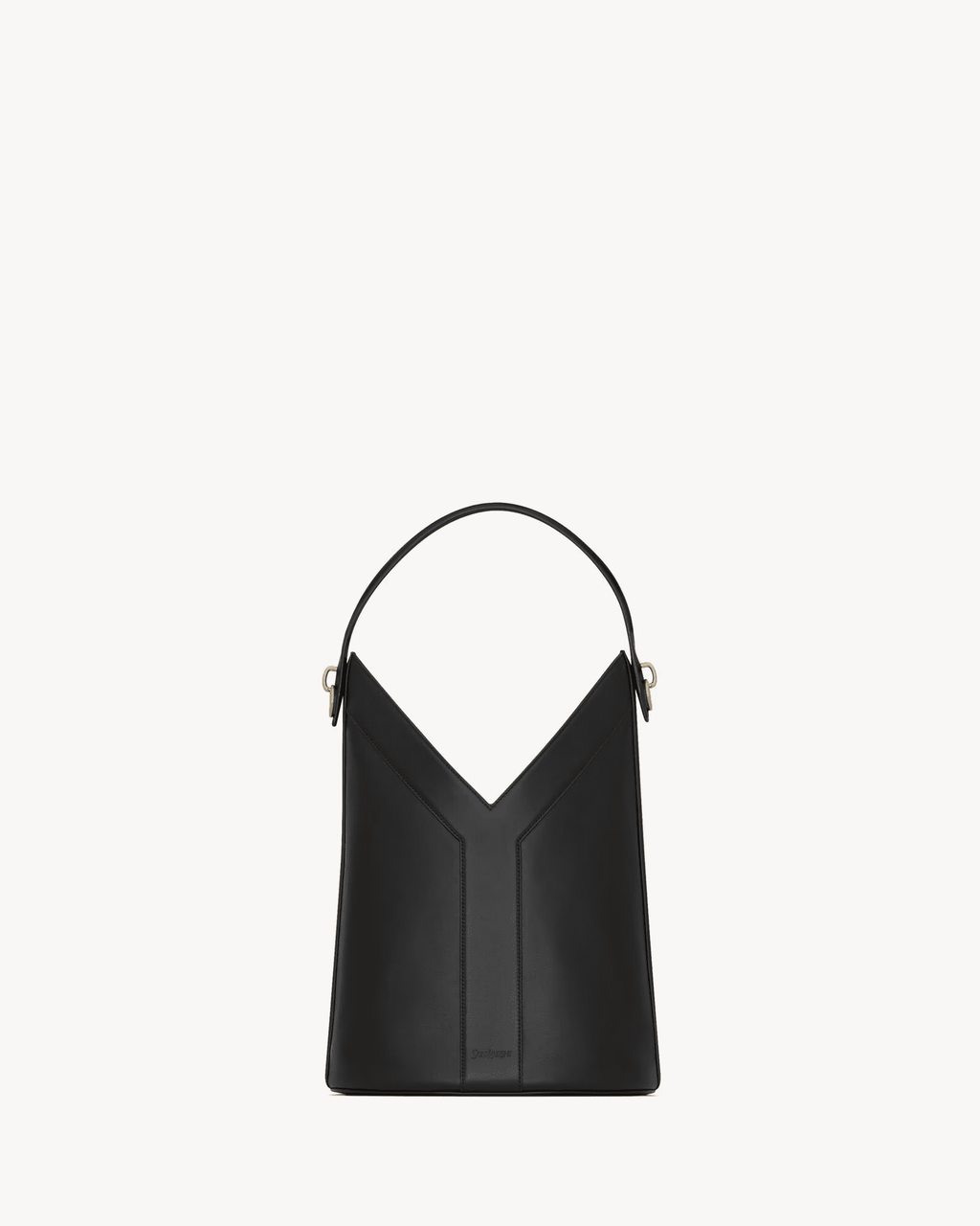 Saint Laurent Y top-handle bucket in leather
