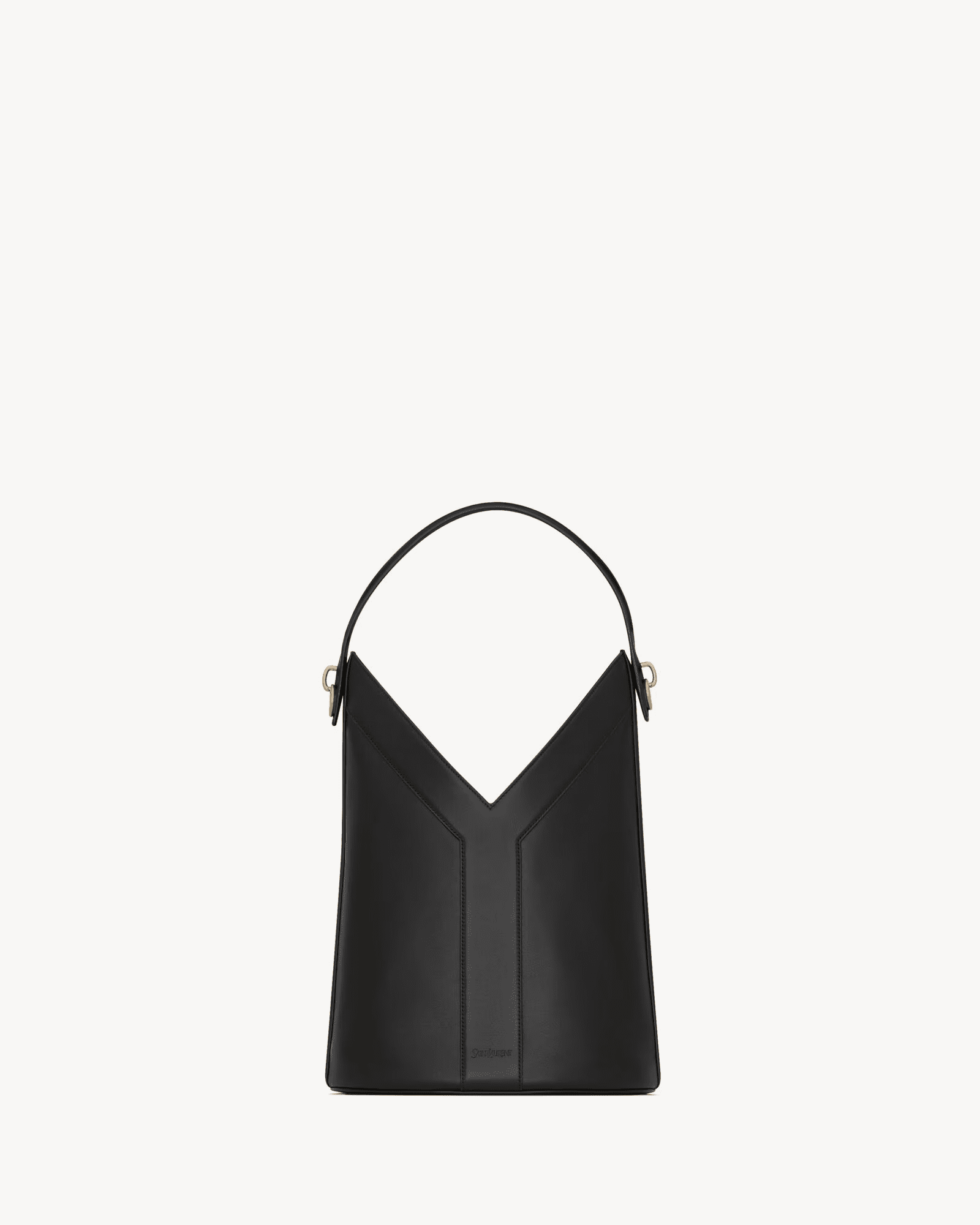 Saint Laurent Y top-handle bucket in leather