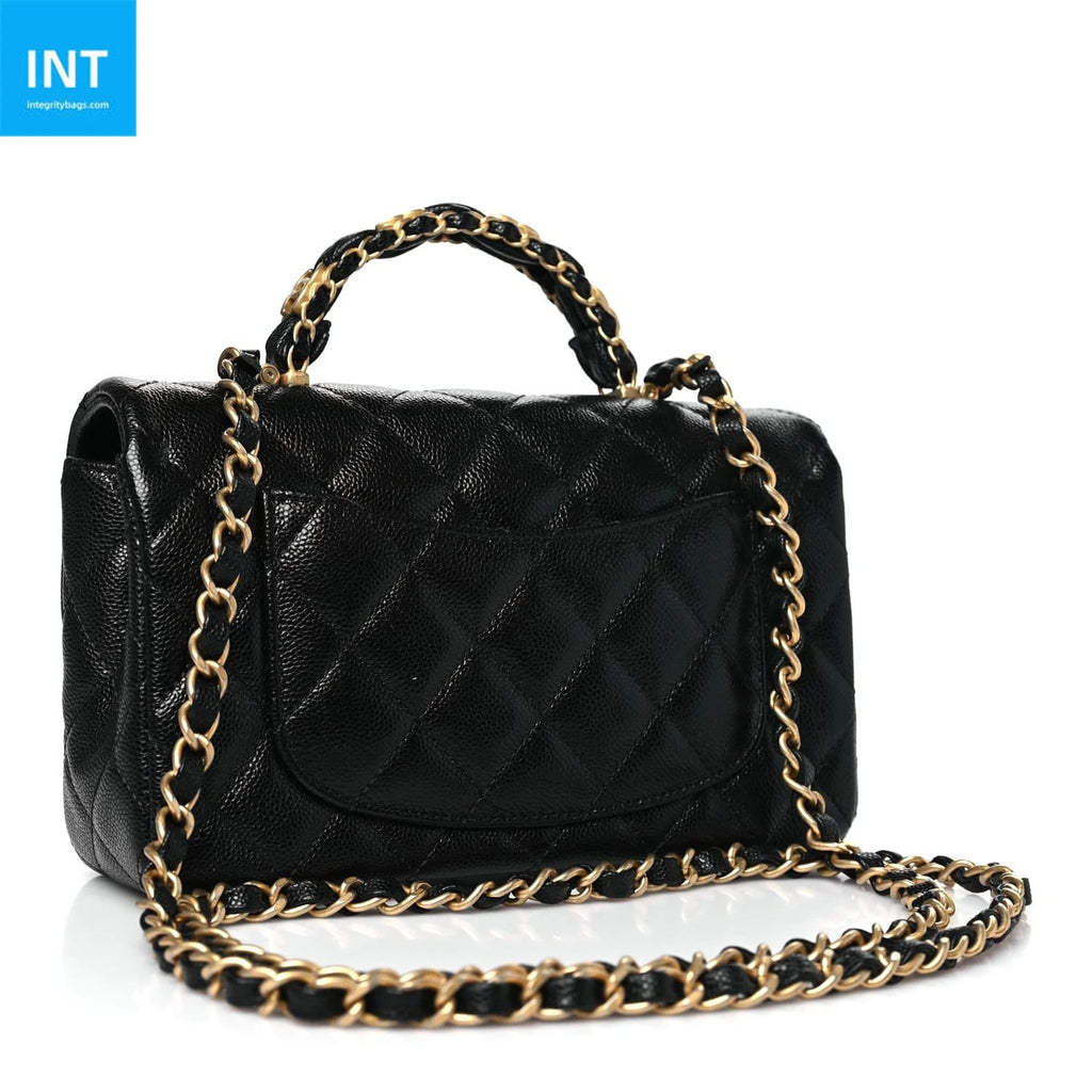 Chanel Caviar Quilted Mini Handy CC Flap Black