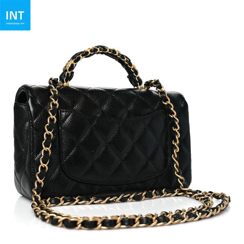 Chanel Caviar Quilted Mini Handy CC Flap Black