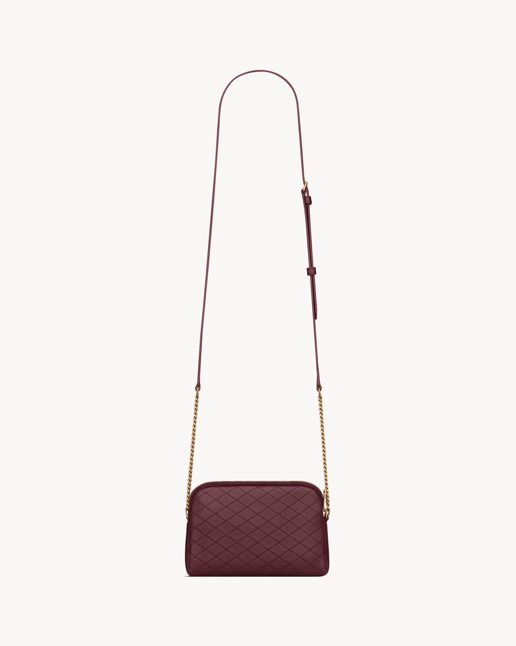 Saint Laurent Gaby zipped pouch in quilted lambskin