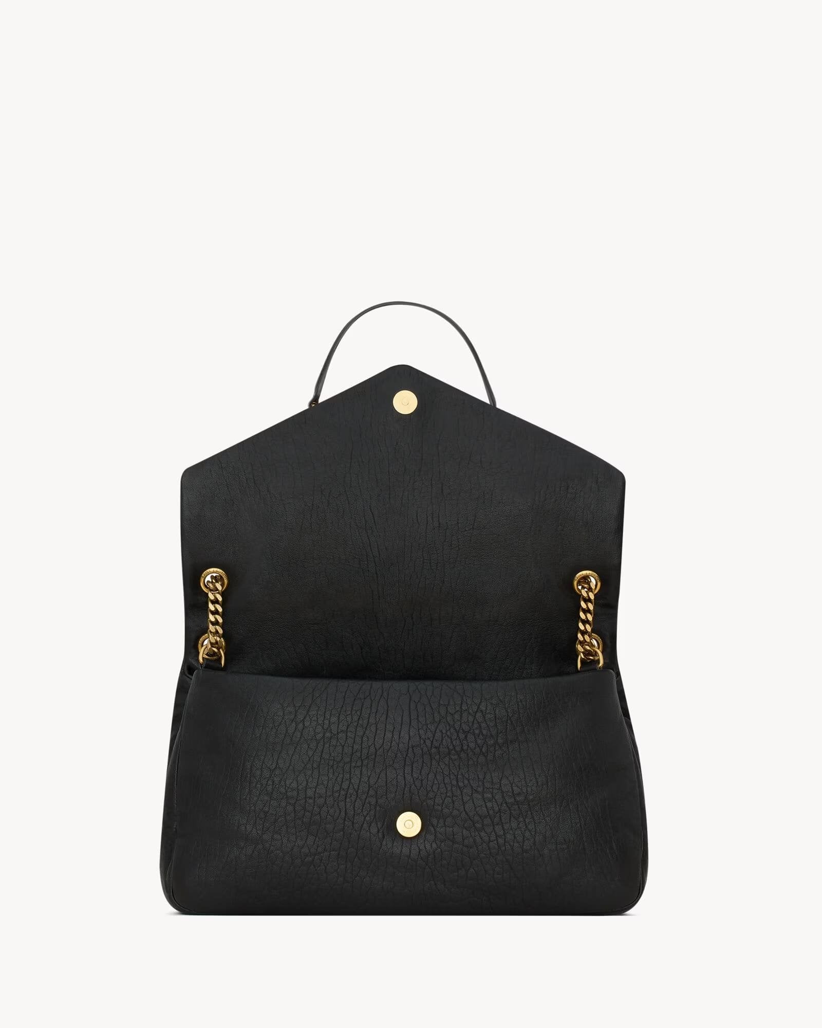 Saint Laurent Calypso large in grained lambskin