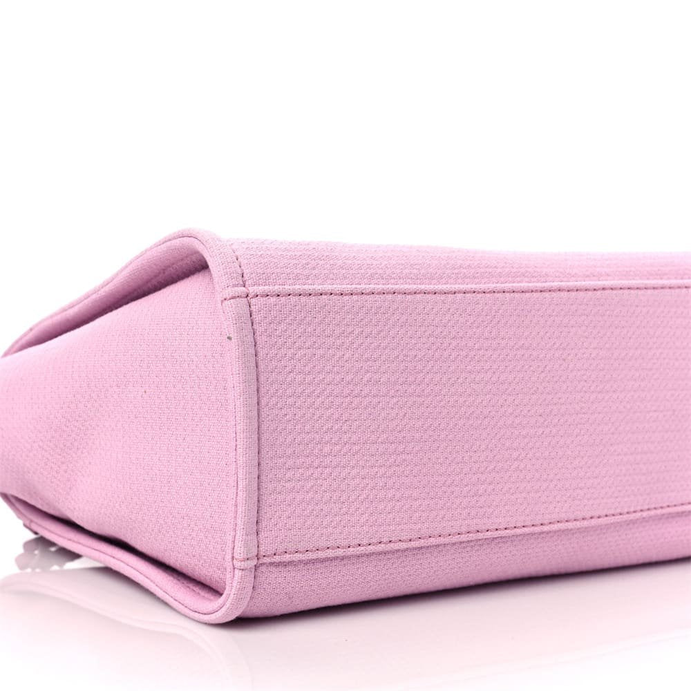 Chanel Mixed Fibers Deauville Tote Pink