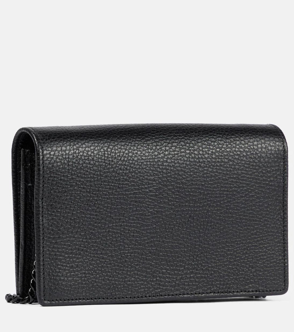 Gucci GG Marmont leather wallet on chain