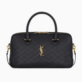 SAINT LAURENTOUT Lyia Duffle Bag in Quilted Lambskin