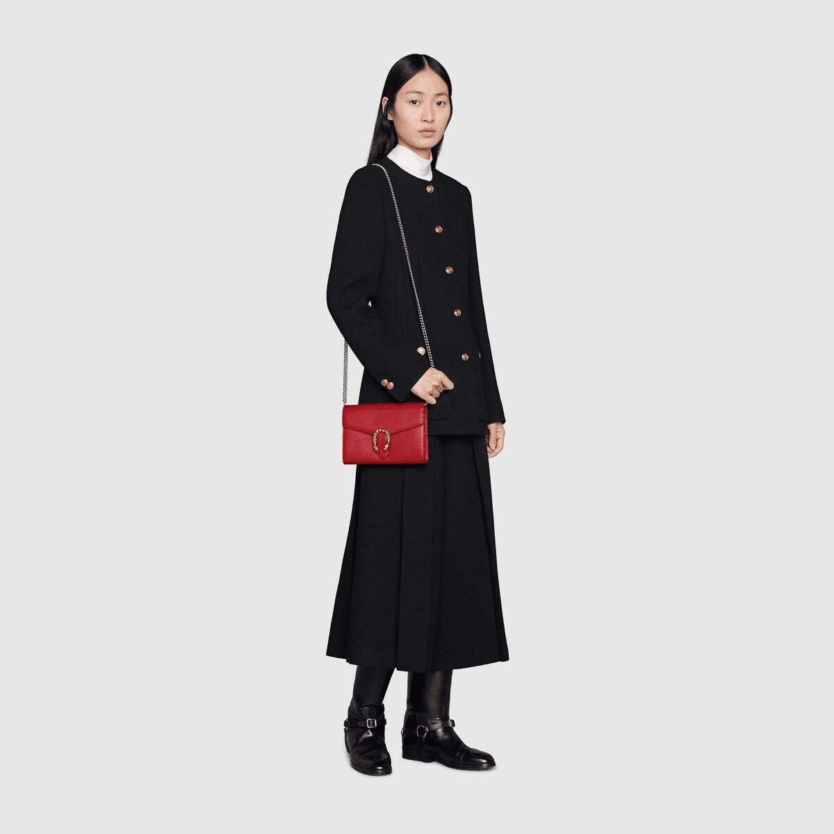 GUCCI Dionysus mini leather chain bag