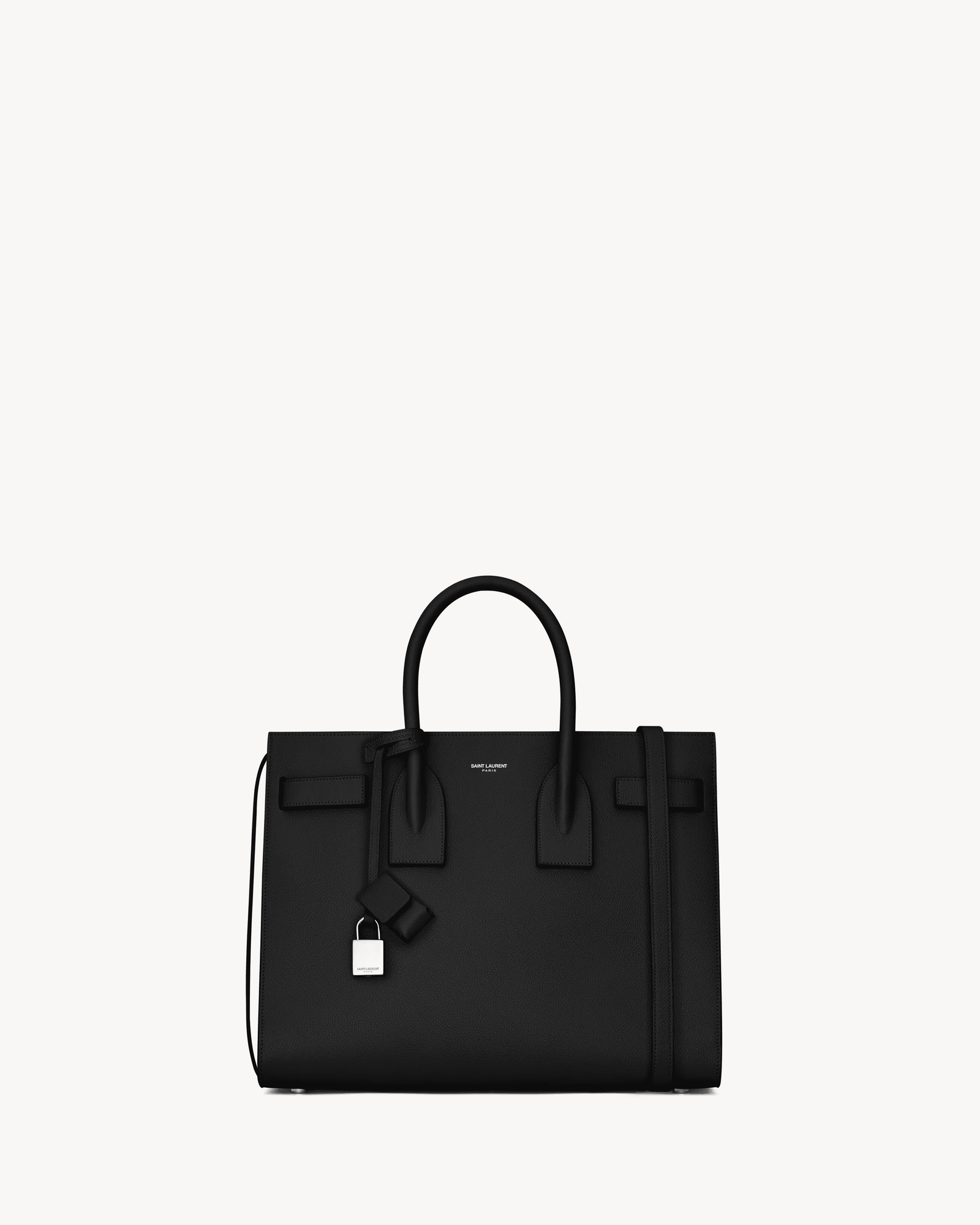 Saint Laurent Small SAC DE JOUR bag in grained leather