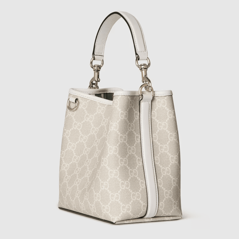 GUCCI EMBLEM SMALL BUCKET BAG