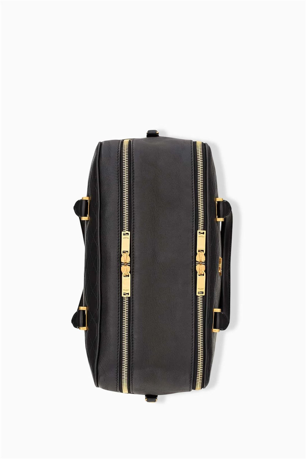 SAINT LAURENTOUT Lyia Duffle Bag in Quilted Lambskin