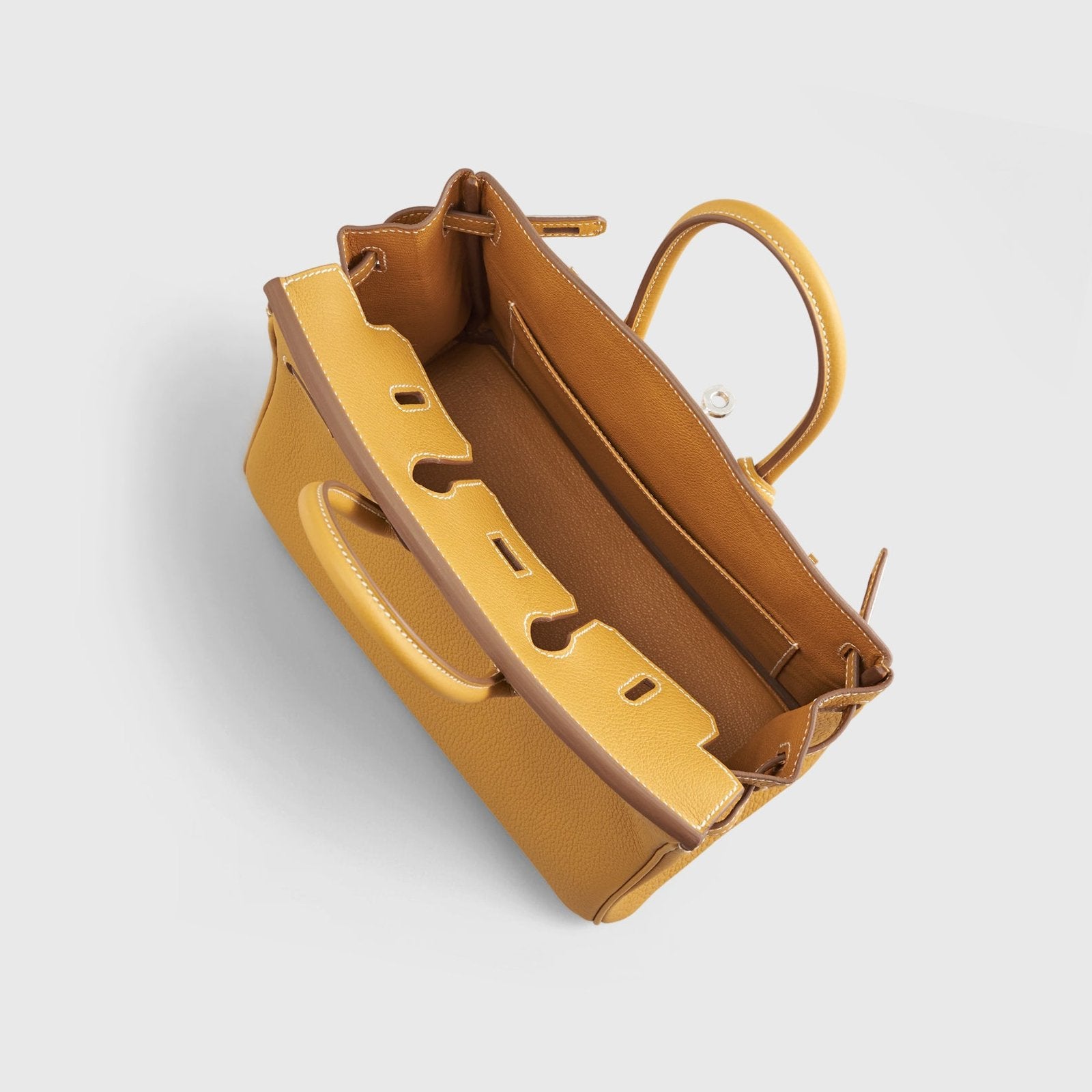 Hermès Birkin 25 Togo Natural Sable Palladium Hardware