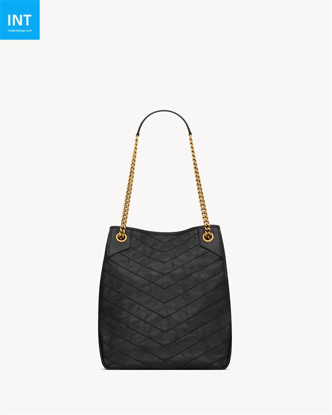 Saint Laurent NIKI small shopping in vintage leather