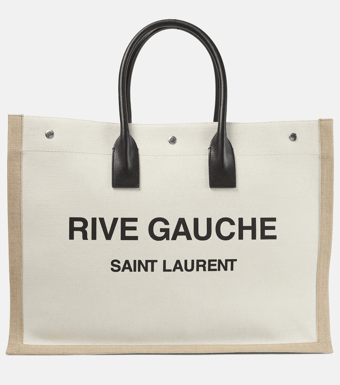 Saint Laurent Rive Gauche Small Tote in Canvas