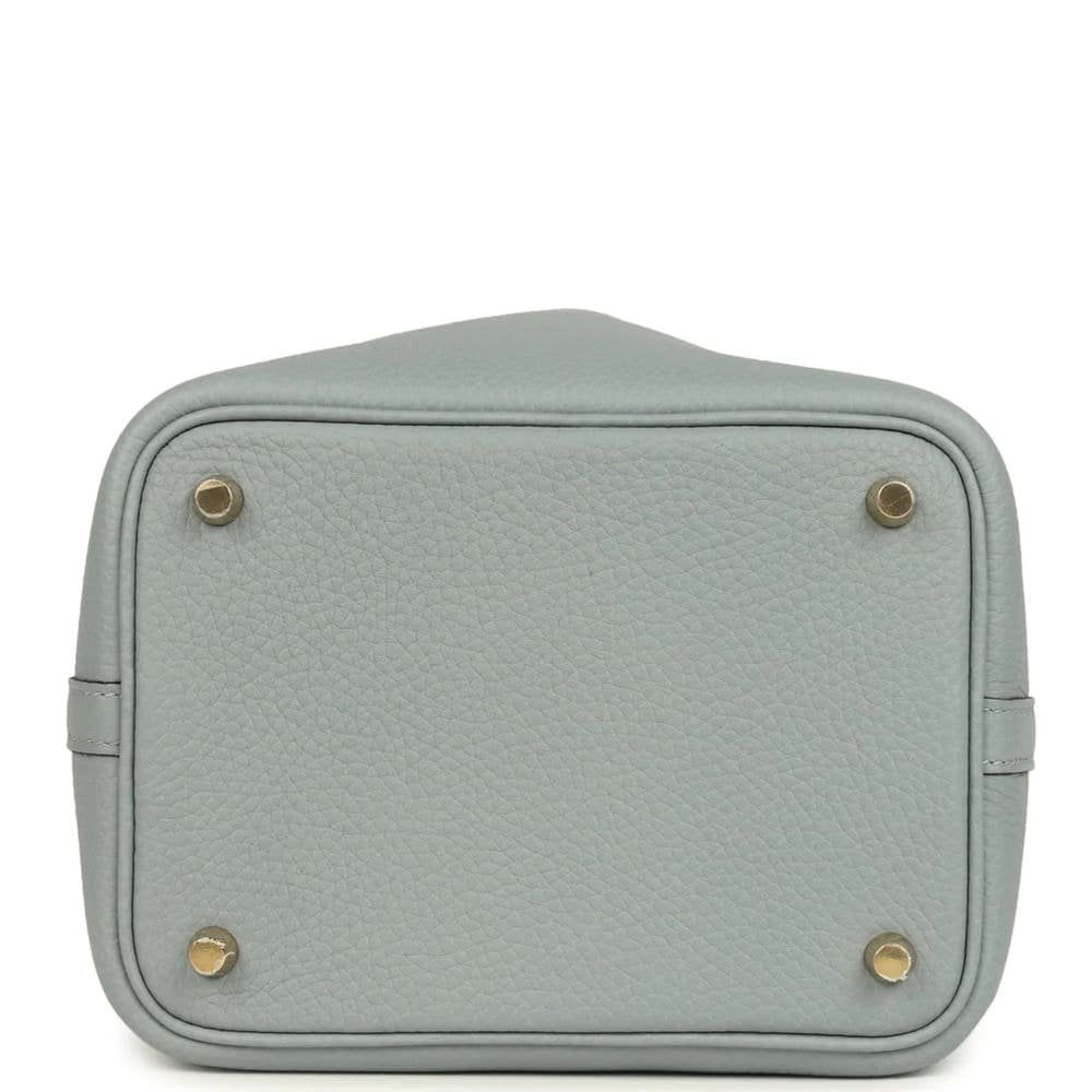 Hermès Picotin Lock 18 Gris Pantin Clemence Gold Hardware