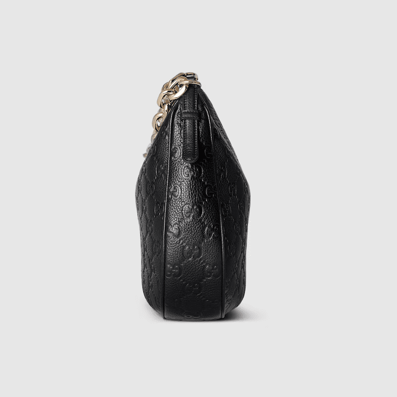 GG EMBLEM LARGE SHOULDER BAG