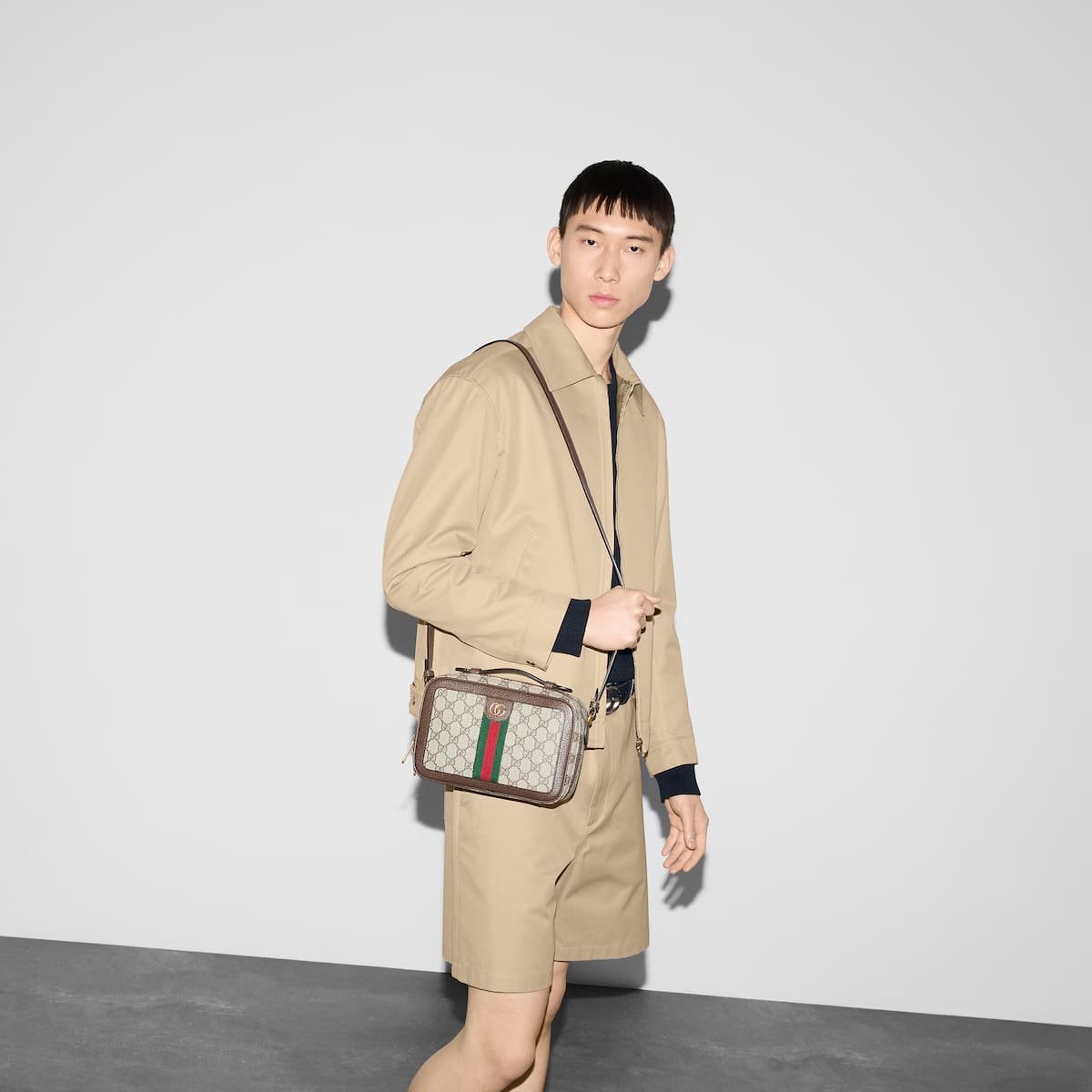 GUCCI Ophidia small crossbody bag with Web