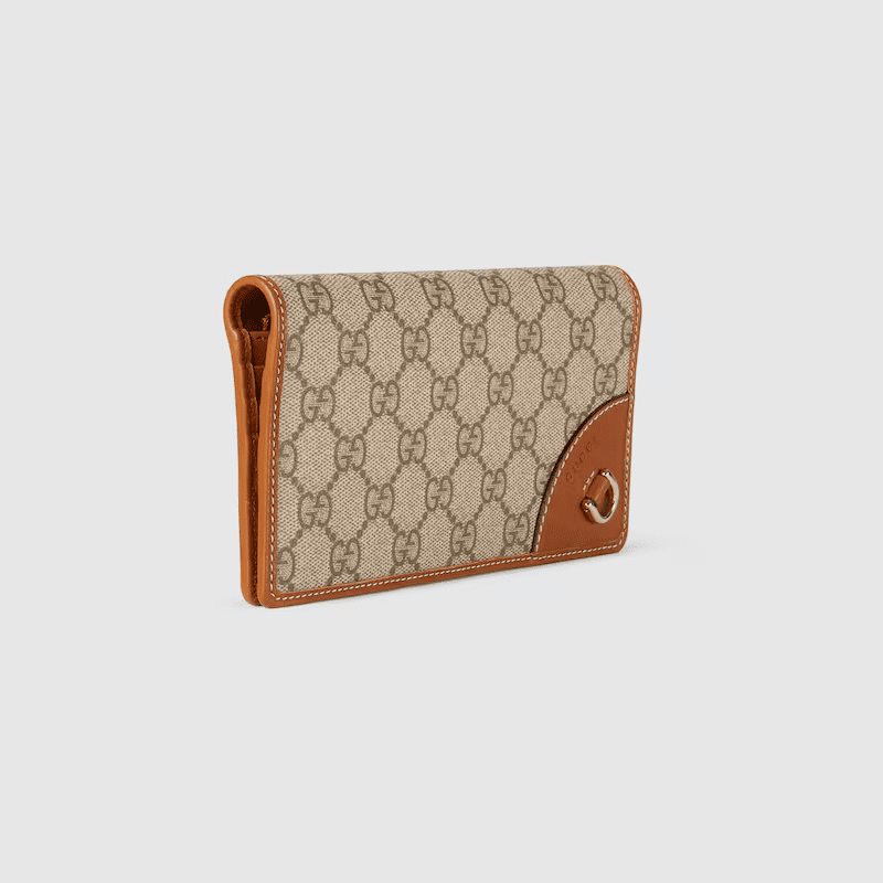 GUCCI Emblem continental wallet