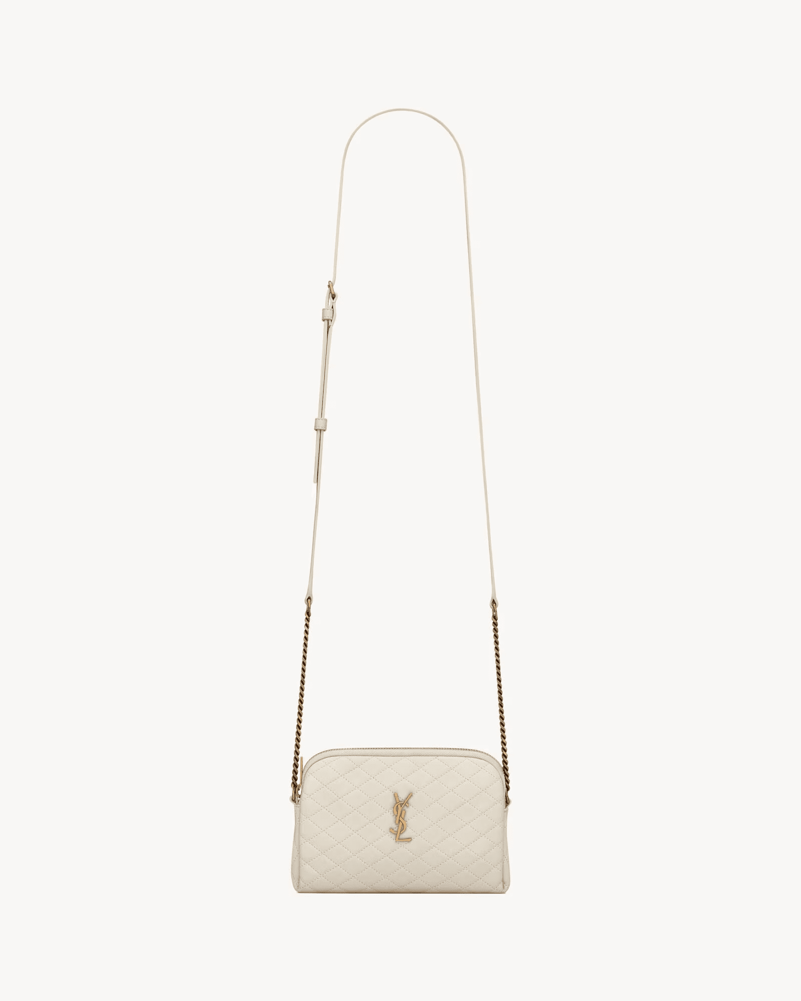 Saint Laurent GABY ZIPPERED POUCH IN LAMBSKIN