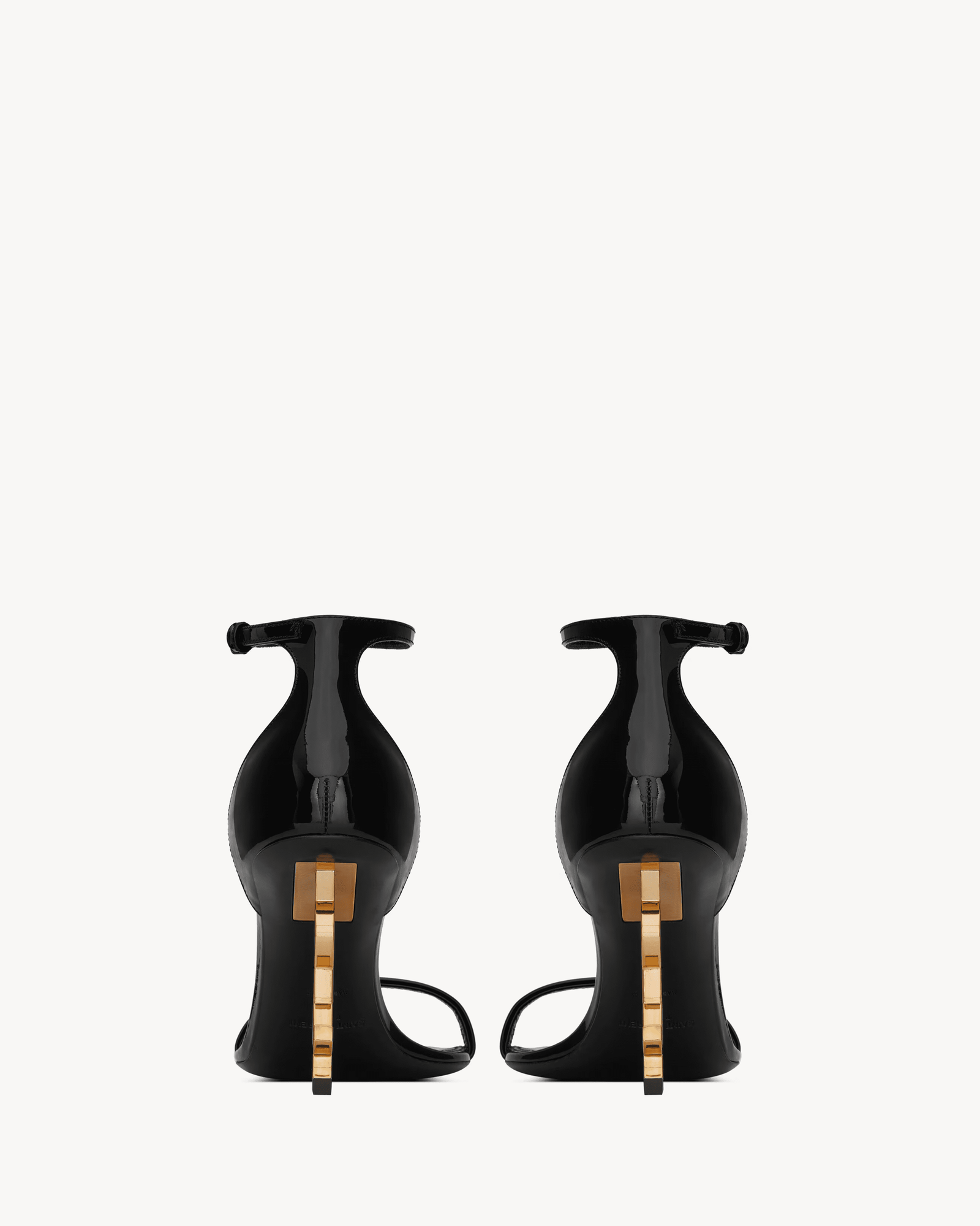 Saint Laurent OPYUM Sandals in patent leather