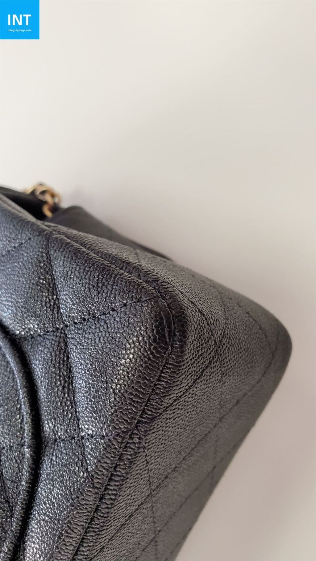Chanel Top Handle Mini Rectangular, Black Caviar with Matte Gold Hardware