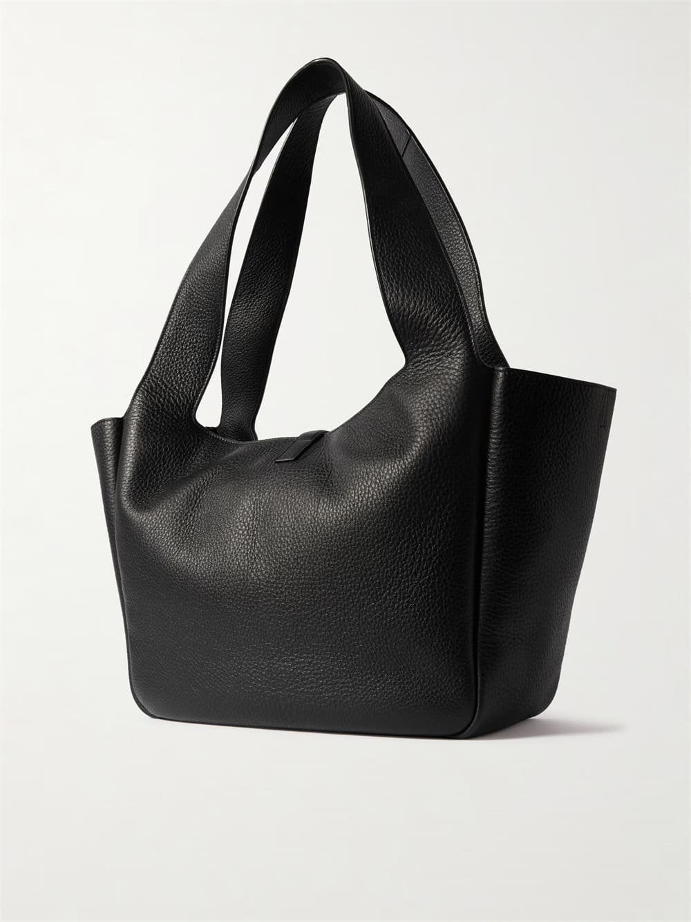 SAINT LAURENT Le 5 À 7 Bea textured-leather tote