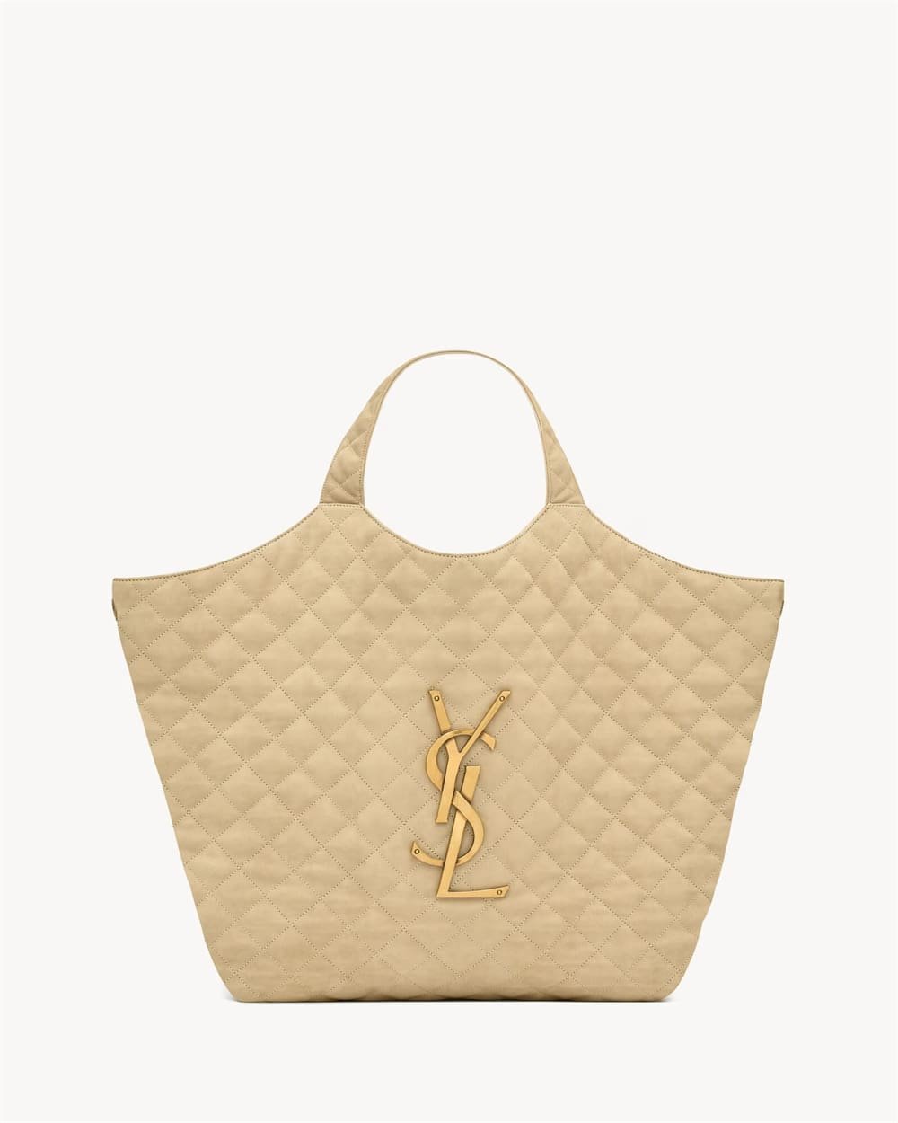 Saint Laurent Nubuck Suede Quilted Maxi Icare Shopping