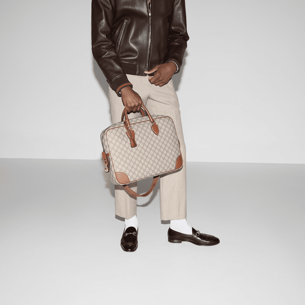 GUCCI EMBLEM MEDIUM BRIEFCASE