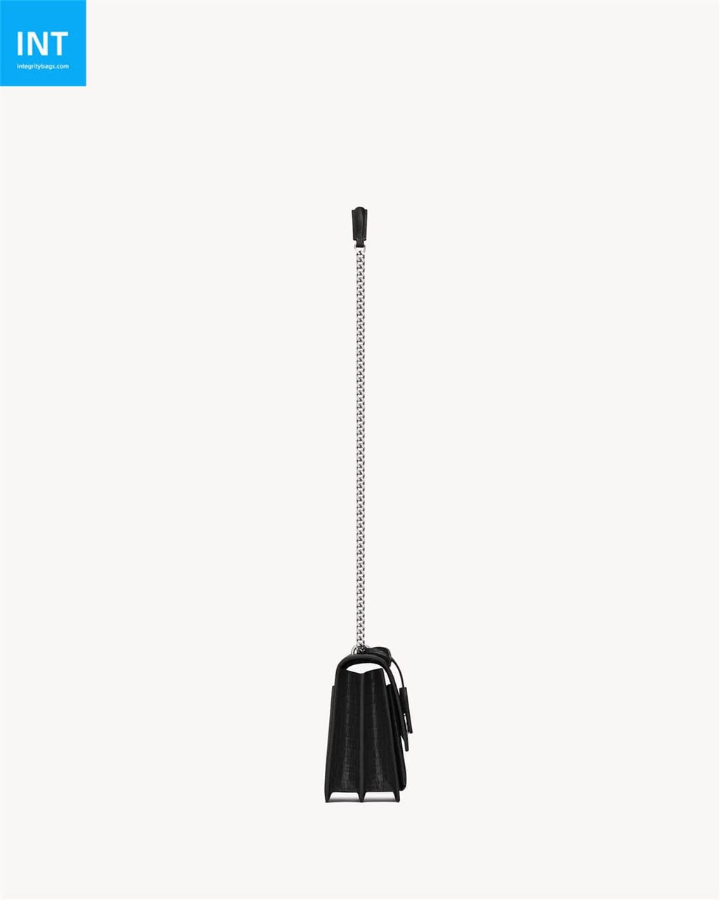 Saint Laurent SUNSET MEDIUM IN CROCODILE-EMBOSSED LEATHER