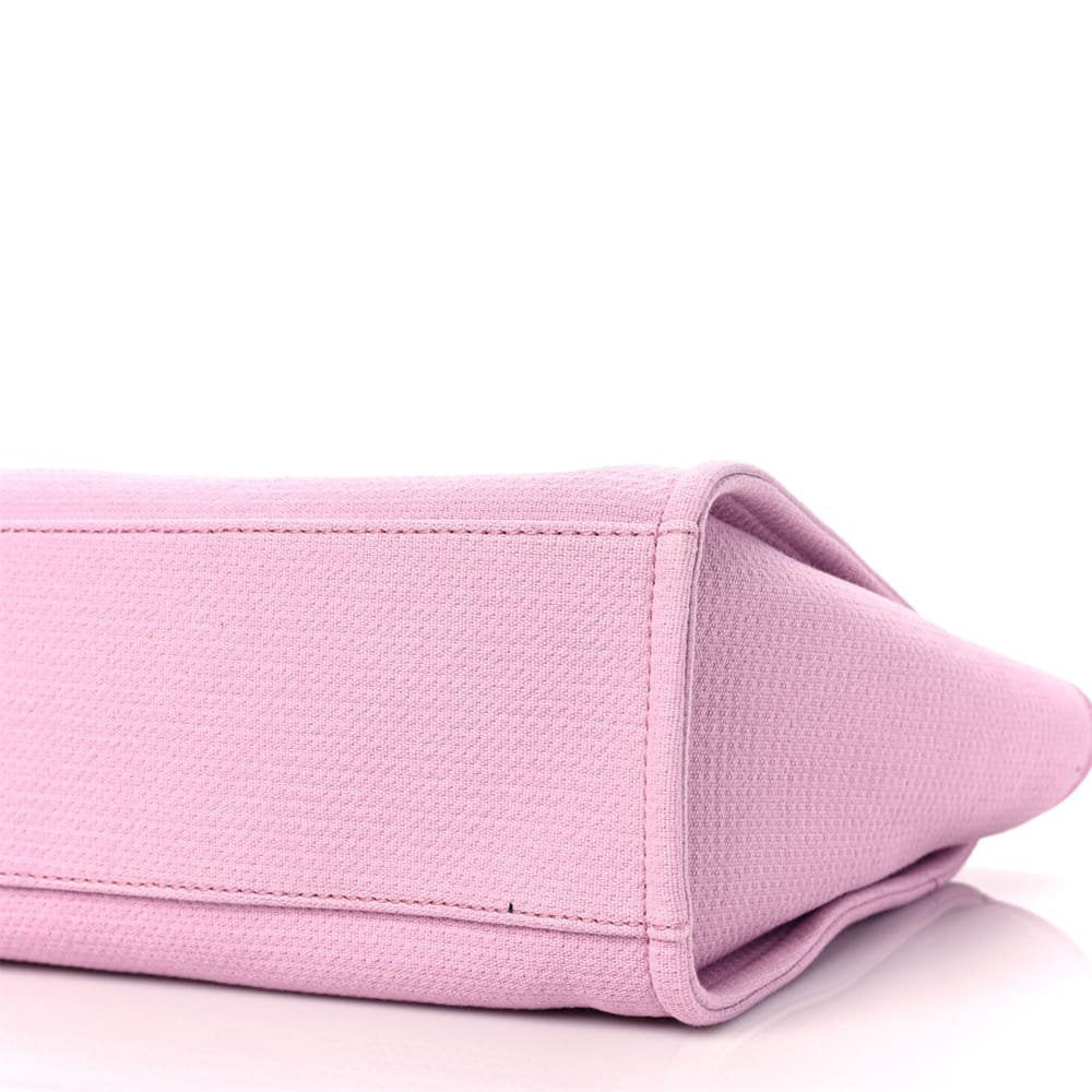 Chanel Mixed Fibers Deauville Tote Pink