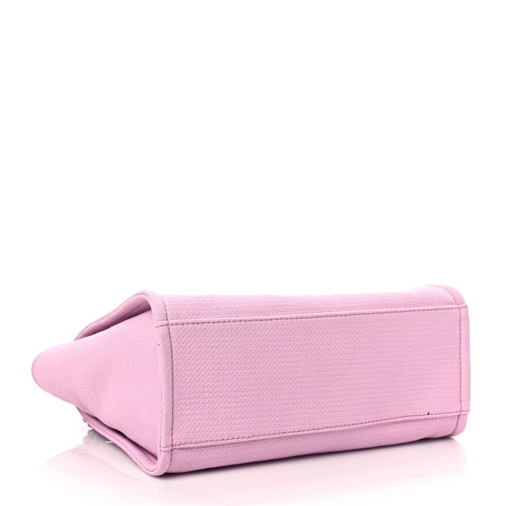 Chanel Mixed Fibers Deauville Tote Pink