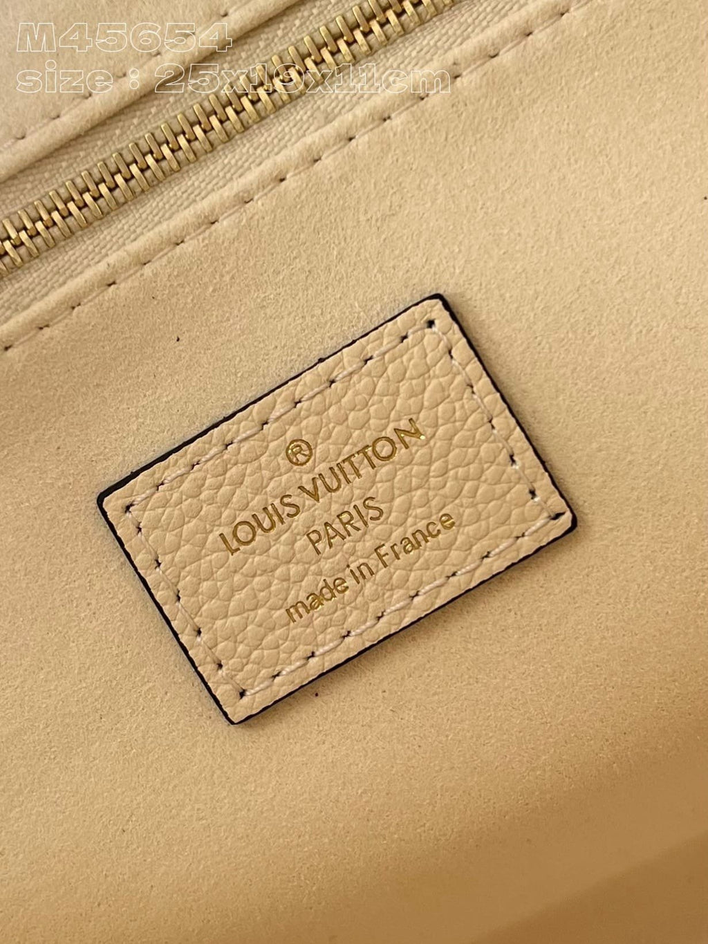Louis Vuitton White Empreinte Onthego PM M45654