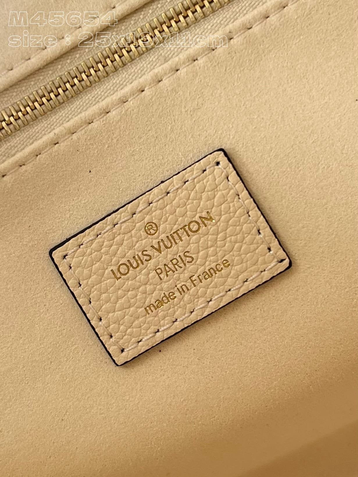 Louis Vuitton White Empreinte Onthego PM M45654