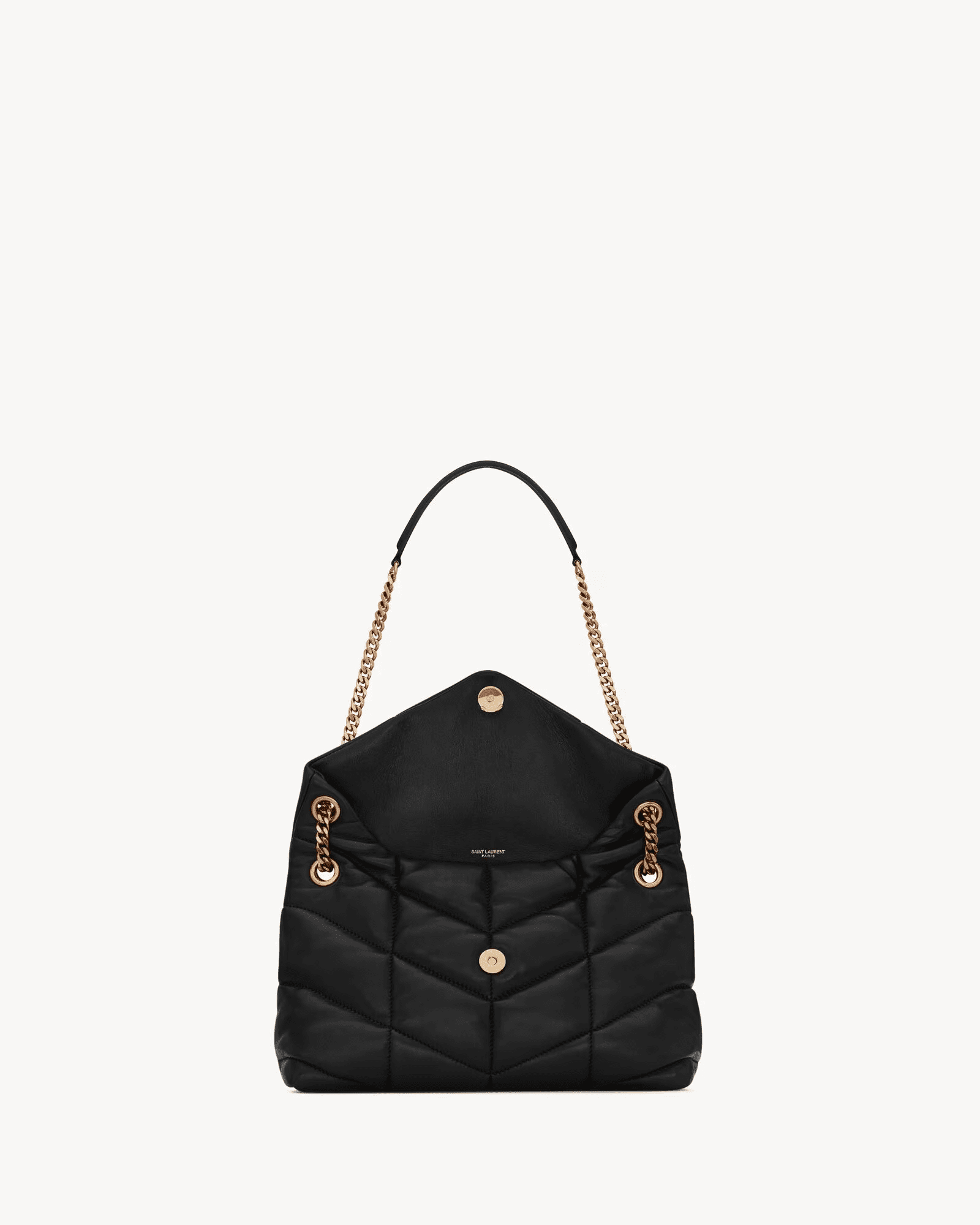 Saint Laurent PUFFER SMALL aus gestepptem Nappaleder