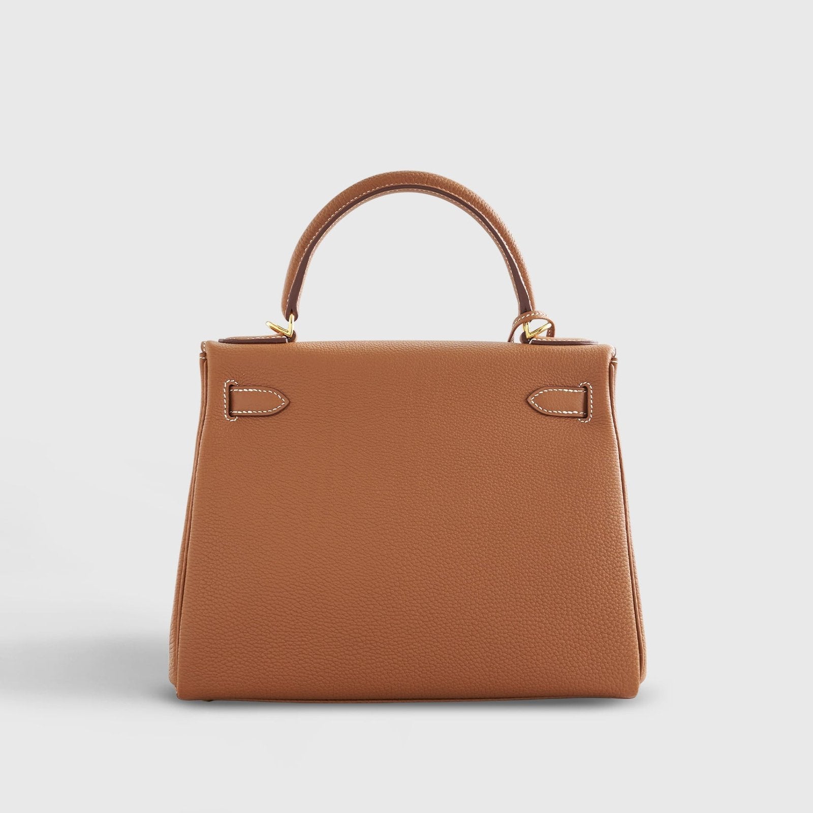 Hermès Kelly 28 Togo Gold Retourne w/Nata Strap Gold Hardware