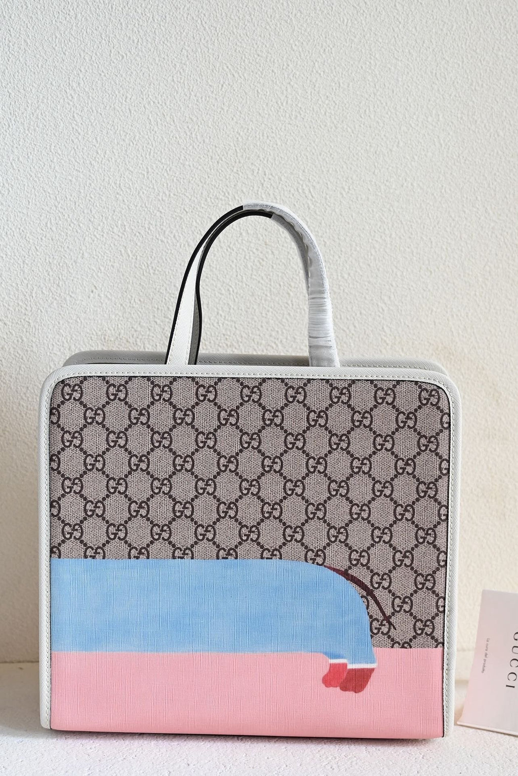 GUCCI CHILDREN’S DOG PRINT TOTE BAG