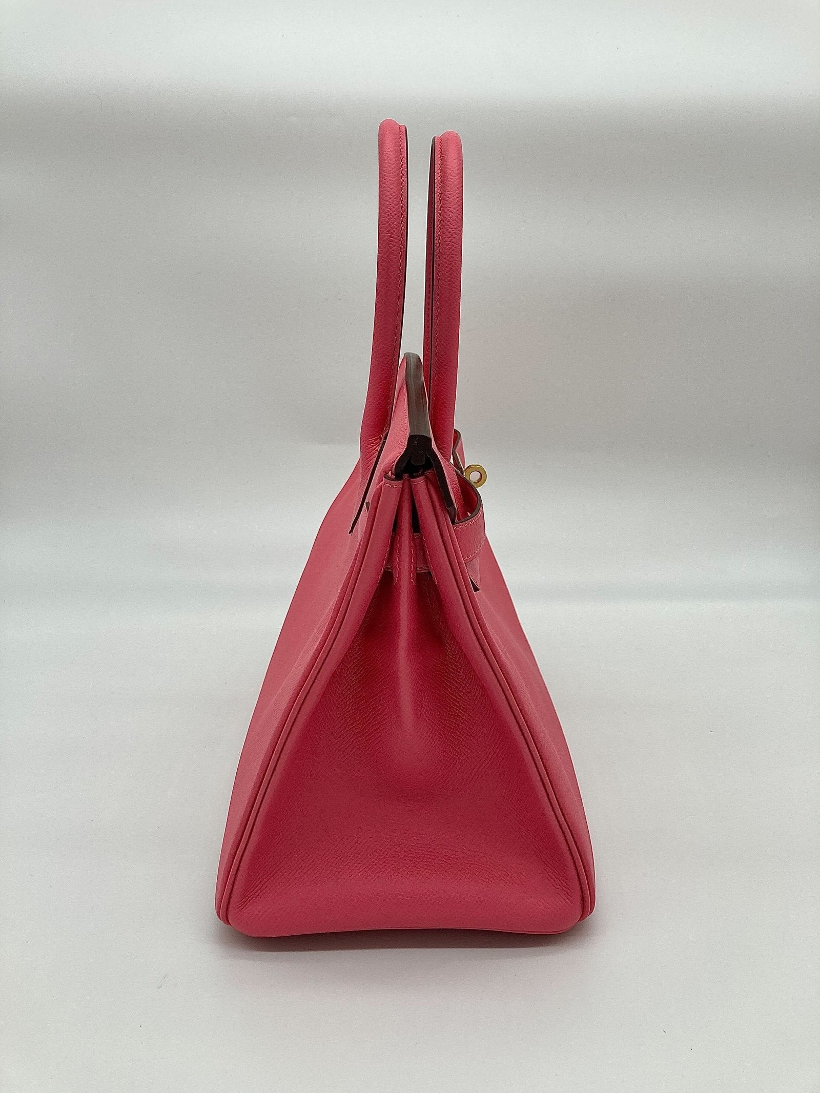 Hermès Rose Azalee Birkin 30 Epsom Gold Hardware