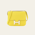 Hermès Cumin Constance 18 Mini Mirror Epsom Palladium Hardware