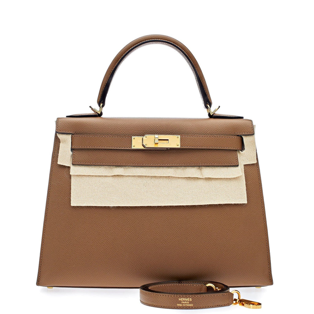Hermès Kelly 28 Gold Epsom Gold Hardware